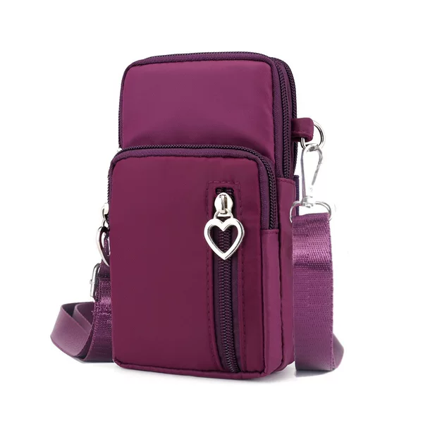 Cross-Border 2025 New Korean Style Mobile Phone Bag Women's Crossbody Bag Mobile Phone Bag Cross-Body Coin Purse Vertical Mini Small Bag