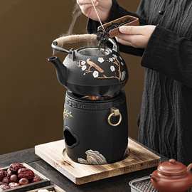 家用户外酒精木炭炉铁壶火碳炉风炉铸铁功夫茶具煮茶加热烧水取暖