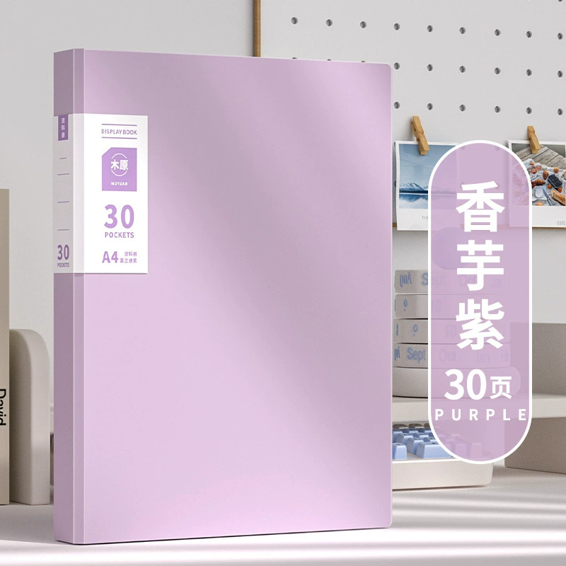 Папка Morandi Data Book A4 с листами, 60 страниц, хранение постеров, коллекционная многолистовая