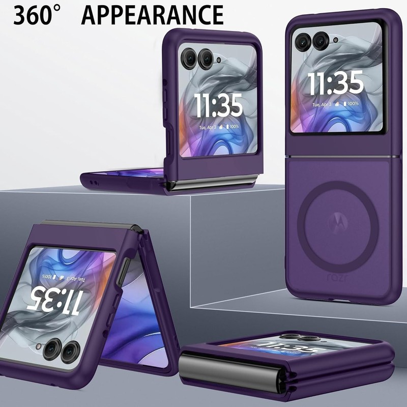 Suitable for Motorola Razr70Ultra Foldable Phone Case Motorazr Fold Magnetic Anti-Fall Protective Cover