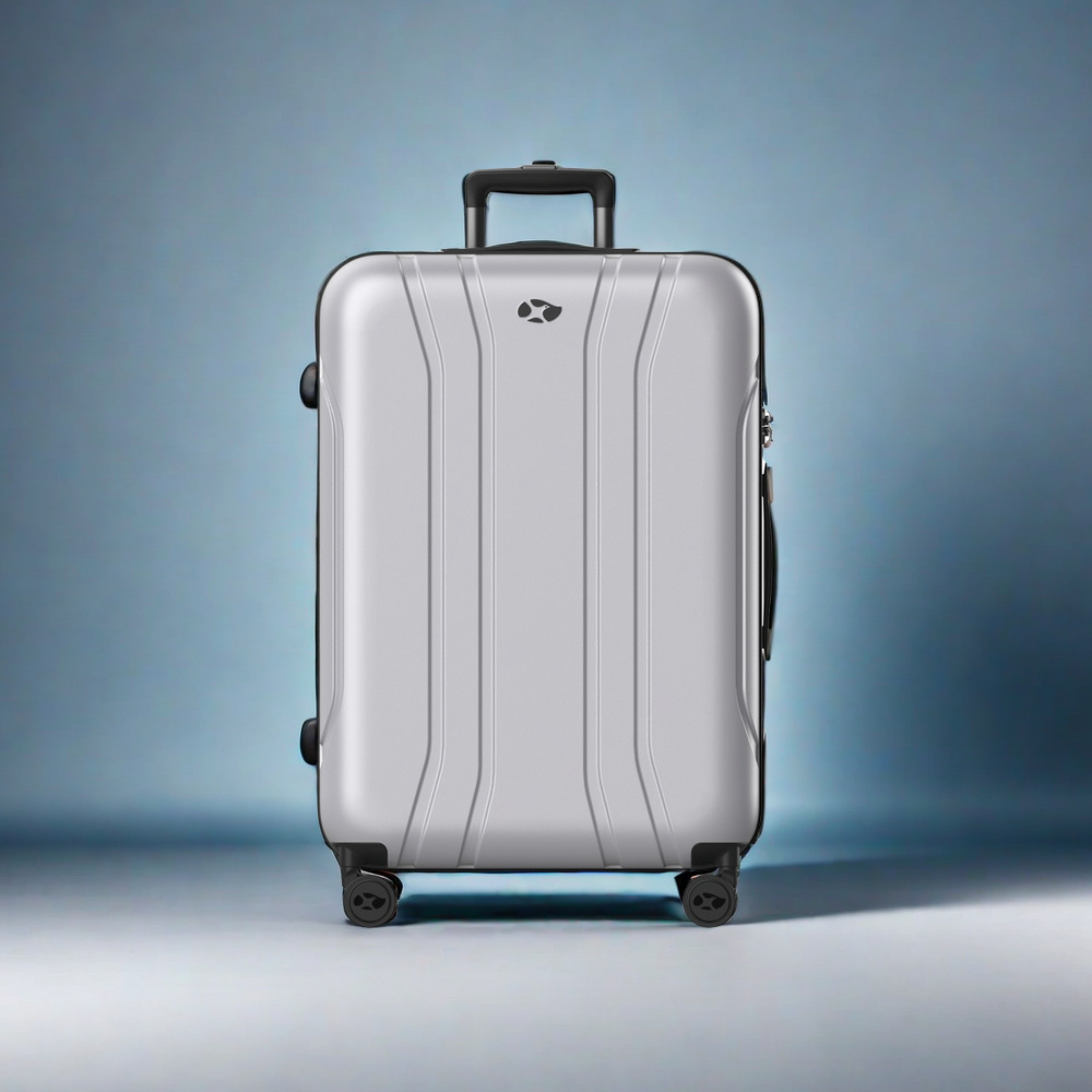 Vali kéo nhựa PC bánh xe vạn năng có khóa mật khẩu, size cabin 20 inch — Cao cấp