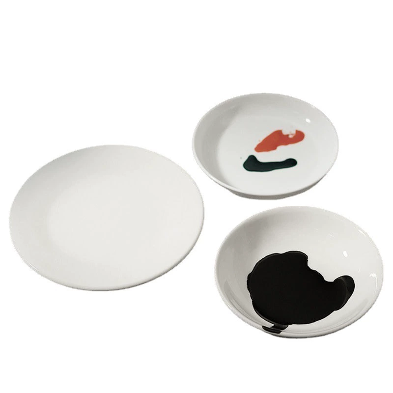 Чернильная тарелка утолщена керамическая палитра каллиграфии