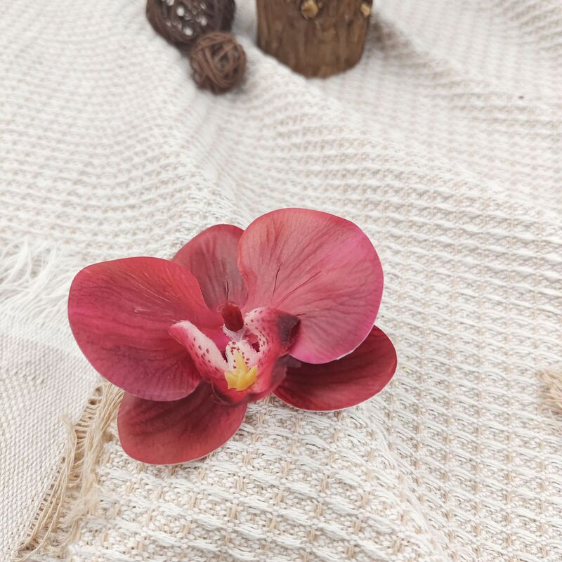 胡蝶蘭の花の頭のかんざしの花のカチューシャの髪飾りの服の靴の装飾の材料の部品のシミュレーションの花の頭の花|undefined
