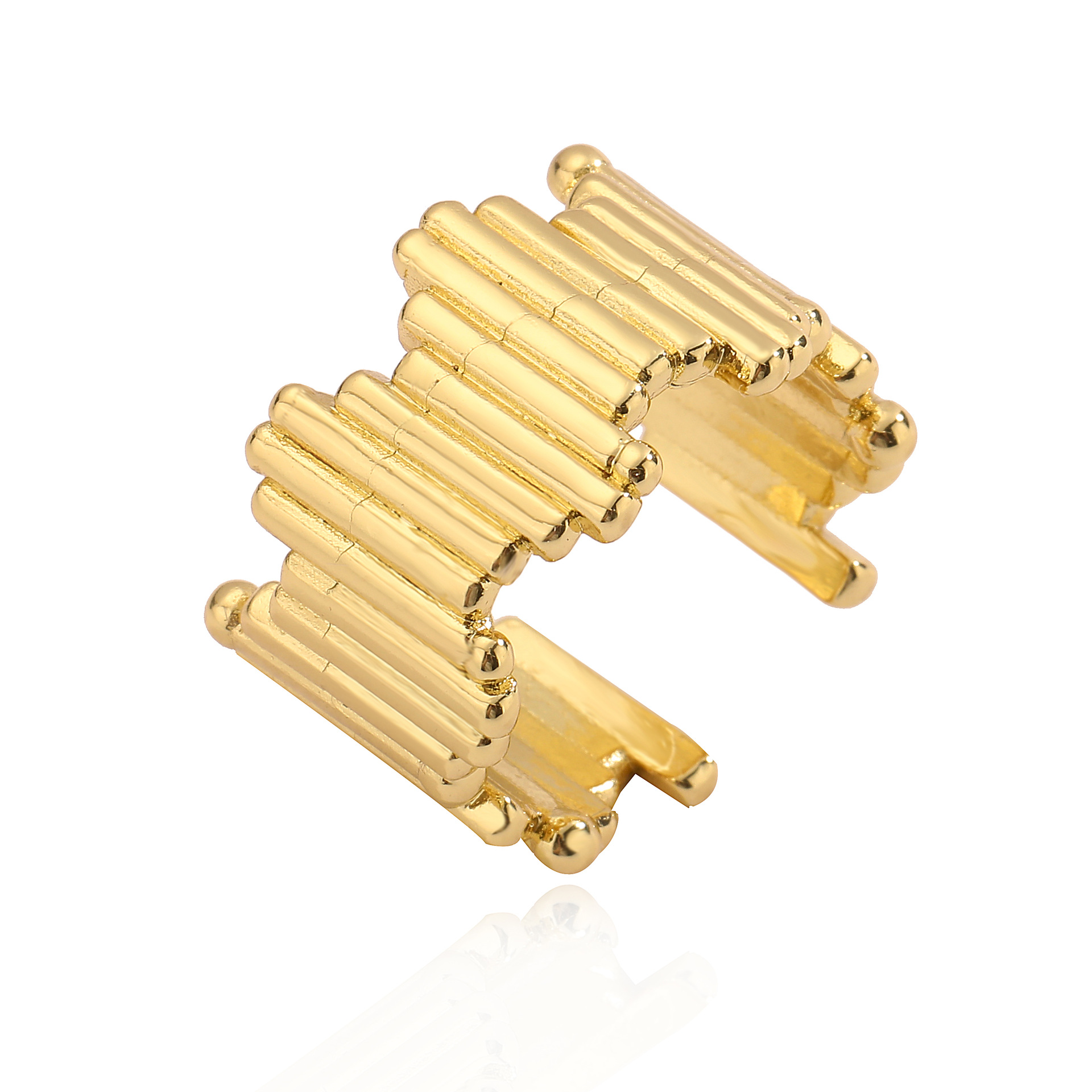 4g Weight Open Rings Classification Adjustable Ring Size 1 Piece Quantity Daily Occasion Copper Material Geometric, Solid Color, Knot Pattern Women's Gender Retro Style Copper Geometric Solid Color Knot Open Rings 15