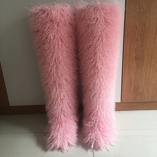 72cm���߷���ëѩ��ѥ���ȸ߶��^ϥëëѥ�W���羳��high boots