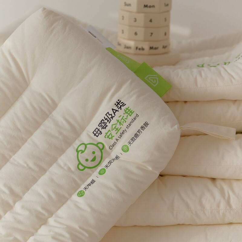 Class A mother and child student child cervical low pillow short pillow washed neck support sleep pillow core pure cotton small pillow