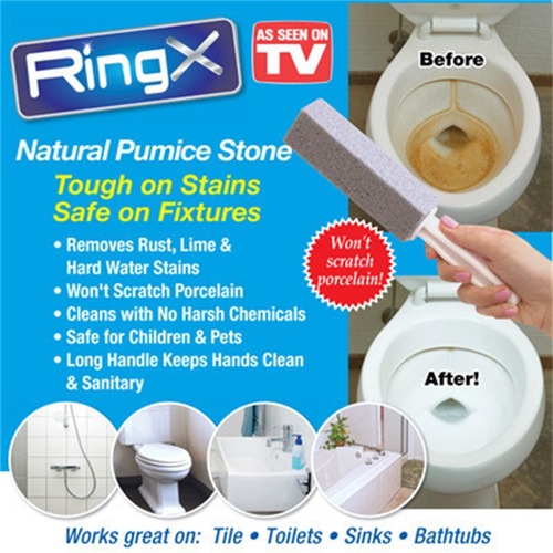 Cross-border pumice toilet brush sink toilet bowl rust limestone hard scale bathroom cleaning brush stain remover