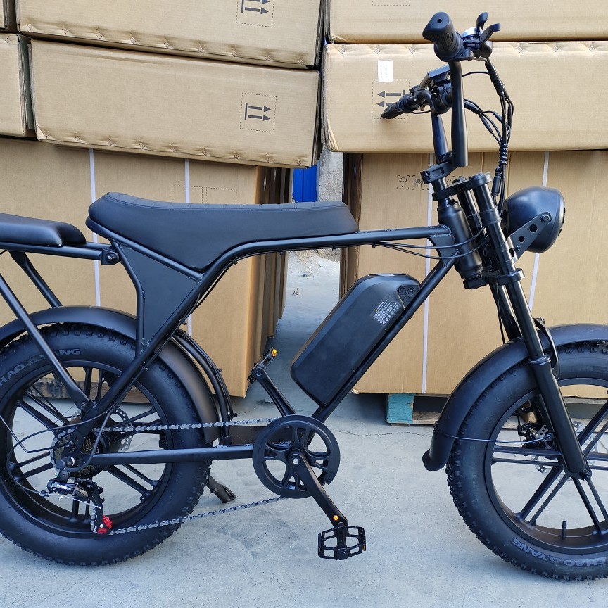 Vv8 Lithium Battery Long Range E-Bike 20inch Fat Tire Electric Power-Assisted Bicycle Off-Road Racing Snow Beach Electric Bike