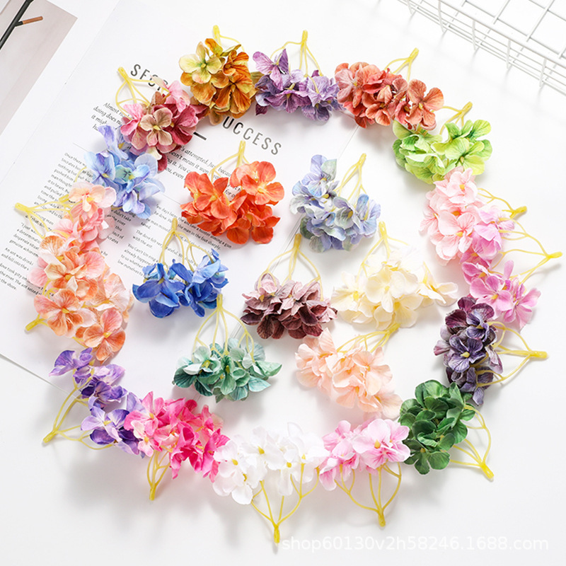 Artificial flower 3D printing hydrangea flower head flower jewelry headdress material accessories handmade diy decoration fake flower Artificial flower 3D printing hydrangea flower head flower jewelry headdress material accessories handmade diy decoration fake flower