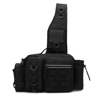 Cross-Border Multifunctional Lure Bag Waist Bag Fishing Rod Bag Large Capacity Outdoor Fishing Backpack Tactical Camouflage Crossbody X20