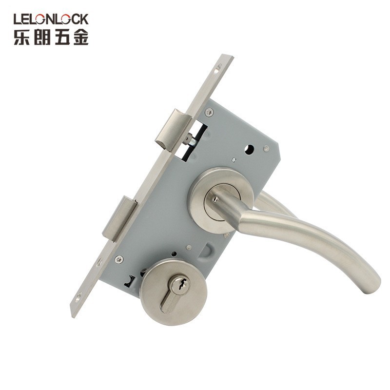 Cerradura de puerta de acero inoxidable cerradura de puerta interior cerradura de puerta de habitación cerradura de mano separada cerradura de puerta interior cerradura de mano separada cerradura de puerta interior