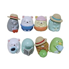 帽子角落生物日本动漫可爱卡通玩偶角落君小公仔桌面蛋糕装饰摆件