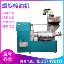 小型家用不锈钢菜籽油冷榨机E山东花生油压榨机全自动螺旋榨油机