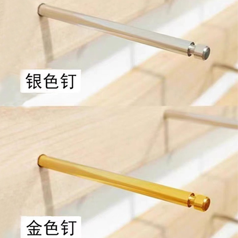 액세서리 걸이용 못, 전시 캐비닛, 구리 못, 구멍이 있는 판넬, 걸이용 못, 금속 후크, 곡선 후크, 양말 걸이, 벽걸이용, 은색 걸이용 못