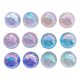 Glitter semicircle diy accessories geometric round semi-pill all-match ear studs clothing shoes and hats mobile phone shell handmade material