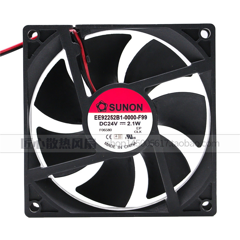 SUNON 建准 EE92252B1-0000-F99 24V 2.1W 9225 变频器散热风扇