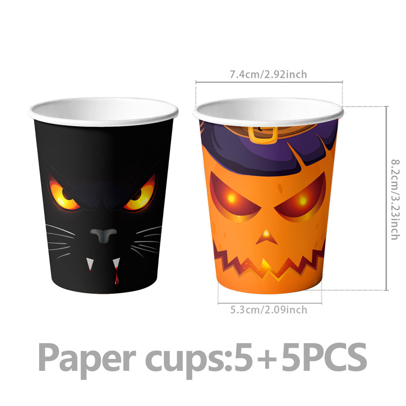 Amazon 新製品ハロウィン装飾パーティー食器漫画スリラーハロウィンキャンディーバッグパーティーフェスティバルチャーム|undefined