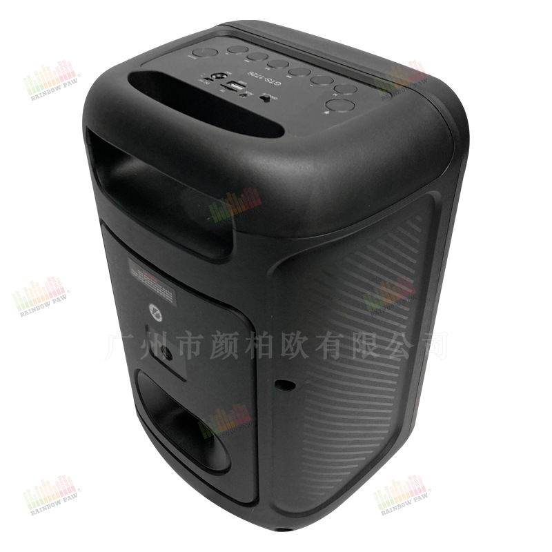 Altavoz Bluetooth portátil GTS-1726 con efecto de llama, 8 pulgadas