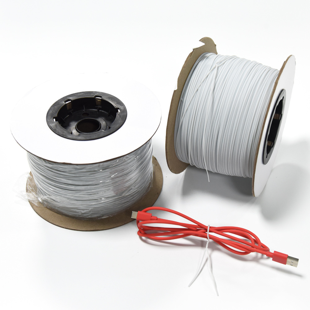 可降解铁丝扎带束线带全降解园艺扎带绳数据线全降解白色绑扎线