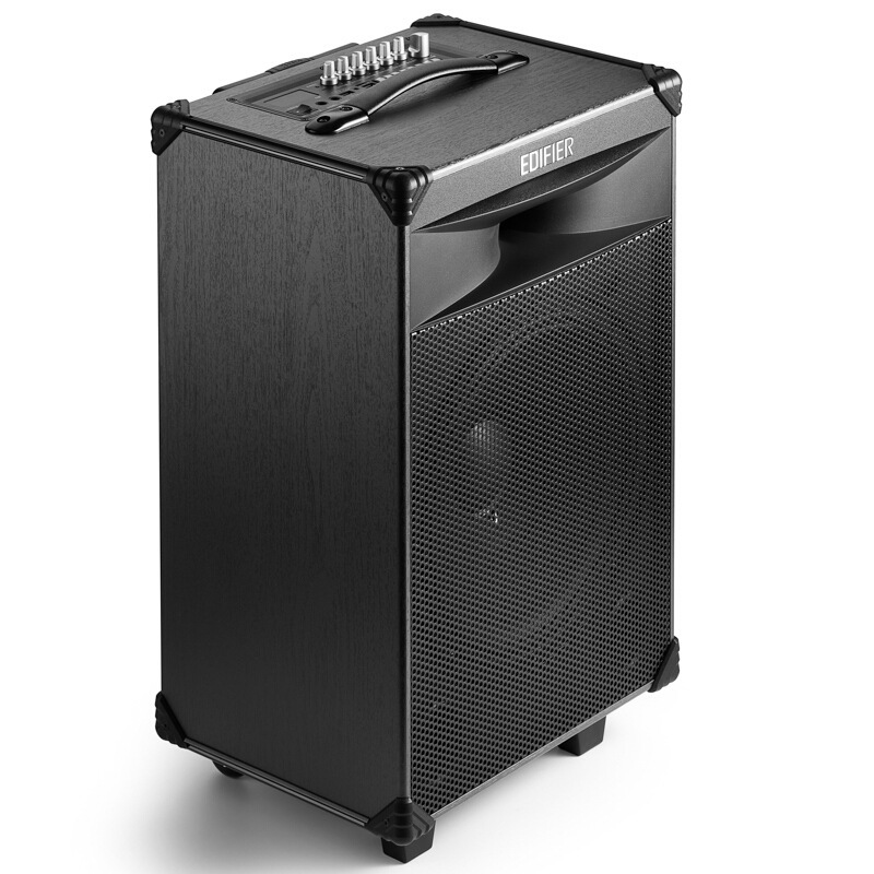 Edifier PW312 スクエアダンス アウトドア パフォーマンス ハイパワー 大音量 モバイル トロリー オーディオ ワイヤレス マイク付き|undefined