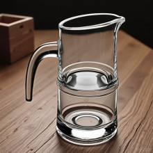 晶鑫餐具家用白酒分酒器中国风高级感一壶一杯套装商用玻璃小酒杯