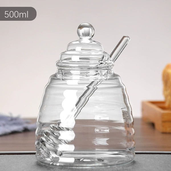 Glass mixing stick, pack, round beads, 500 ml