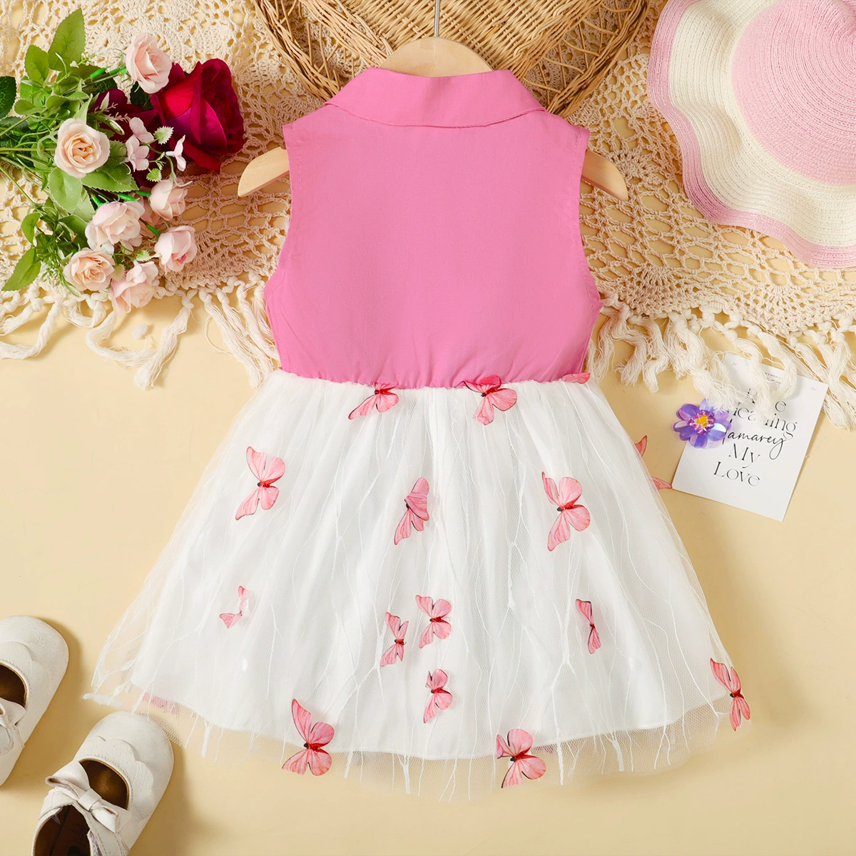 Авт披д dress sleevless, коллекция 2023, корейский стиль, фатин