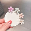 Hair accessory, hairgrip, bangs, shark, fresh crystal flower-shaped, crab pin, Korean style