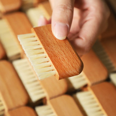 Solid wood pure boar bristle nail brush gap cleaning tool, finger nail brush surface cleaning, stain removal, nail brush
