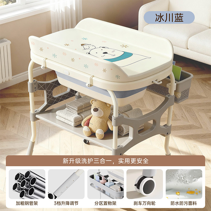 Fabricante tabla de pañales, tabla de cuidado infantil, baño multifuncional, cambio de pañales, toque de cama portátil móvil image 8