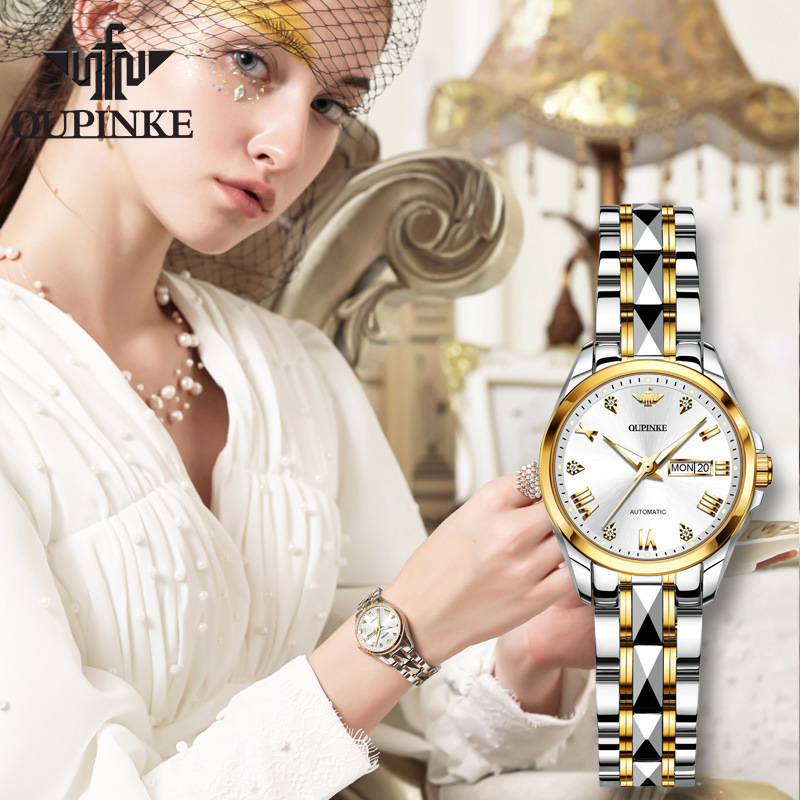 Swiss official genuine goods Armani watches a generation of wholesale tide brand waterproof automatic mechanical watch female Korean version