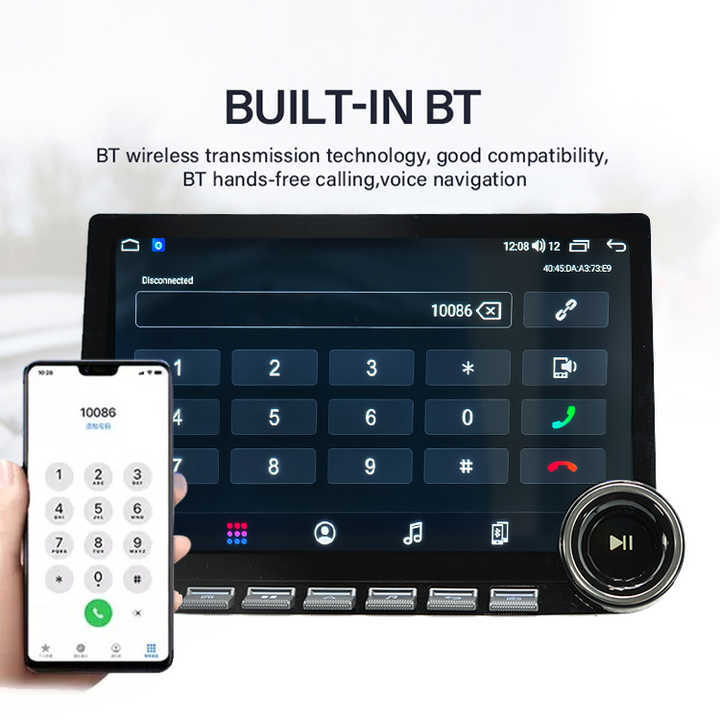 2025 Universal Car Gps Navigation Device with Voice Control 11.8inch Supports Bluetooth/Wifi Mtk6797 Wifi