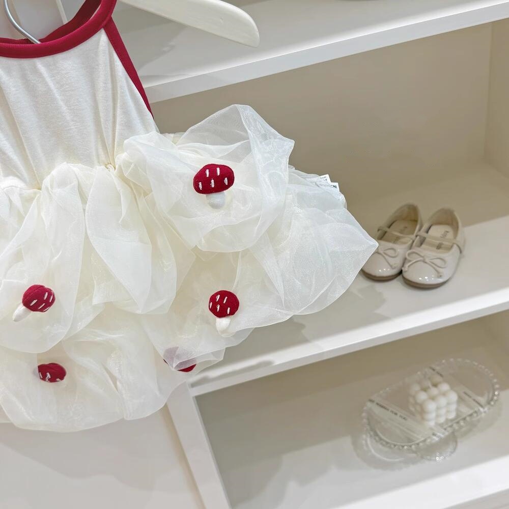 Vestido de siete niñas de limón salado verano nuevo estilo para niños tirantes de estilo occidental falda de tutú tesoro femenino vestido de verano falda de pastel de estilo occidental