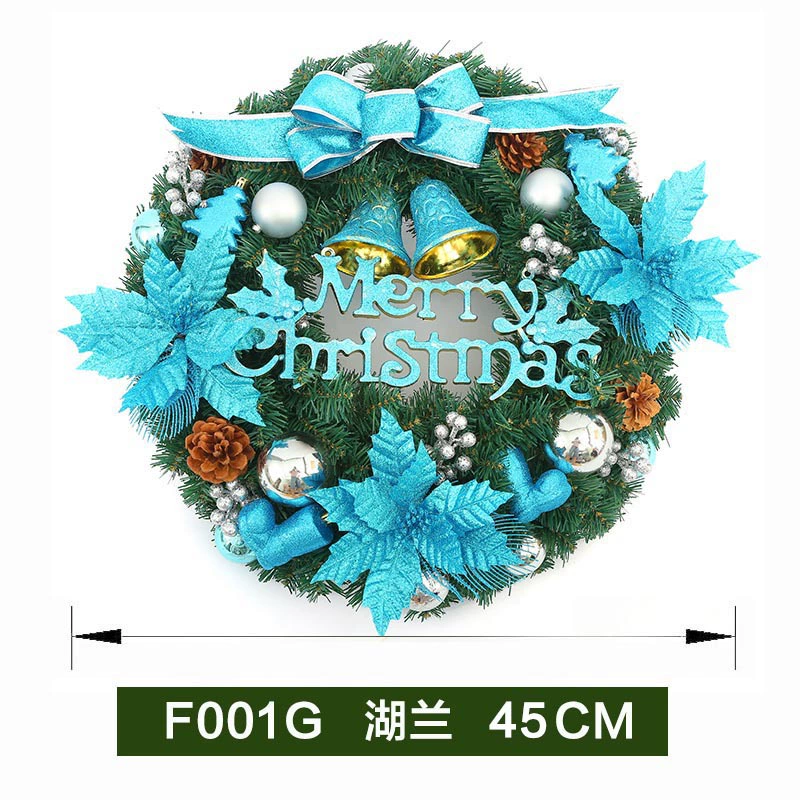 Christmas garland set — combined pendant garlands 2.7 m & 1.5 m, assorted colors
