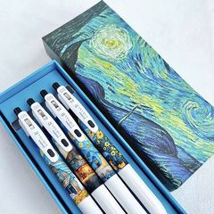 新しい ZEBRA ゼブラ JJ29 限定版ゴッホギフトボックスゲルペンプレスサンリオ DIY ステッカー水性ペン