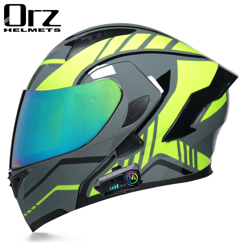 컬러 미러 + Y10 외부 블루투스가있는 노란색 무료