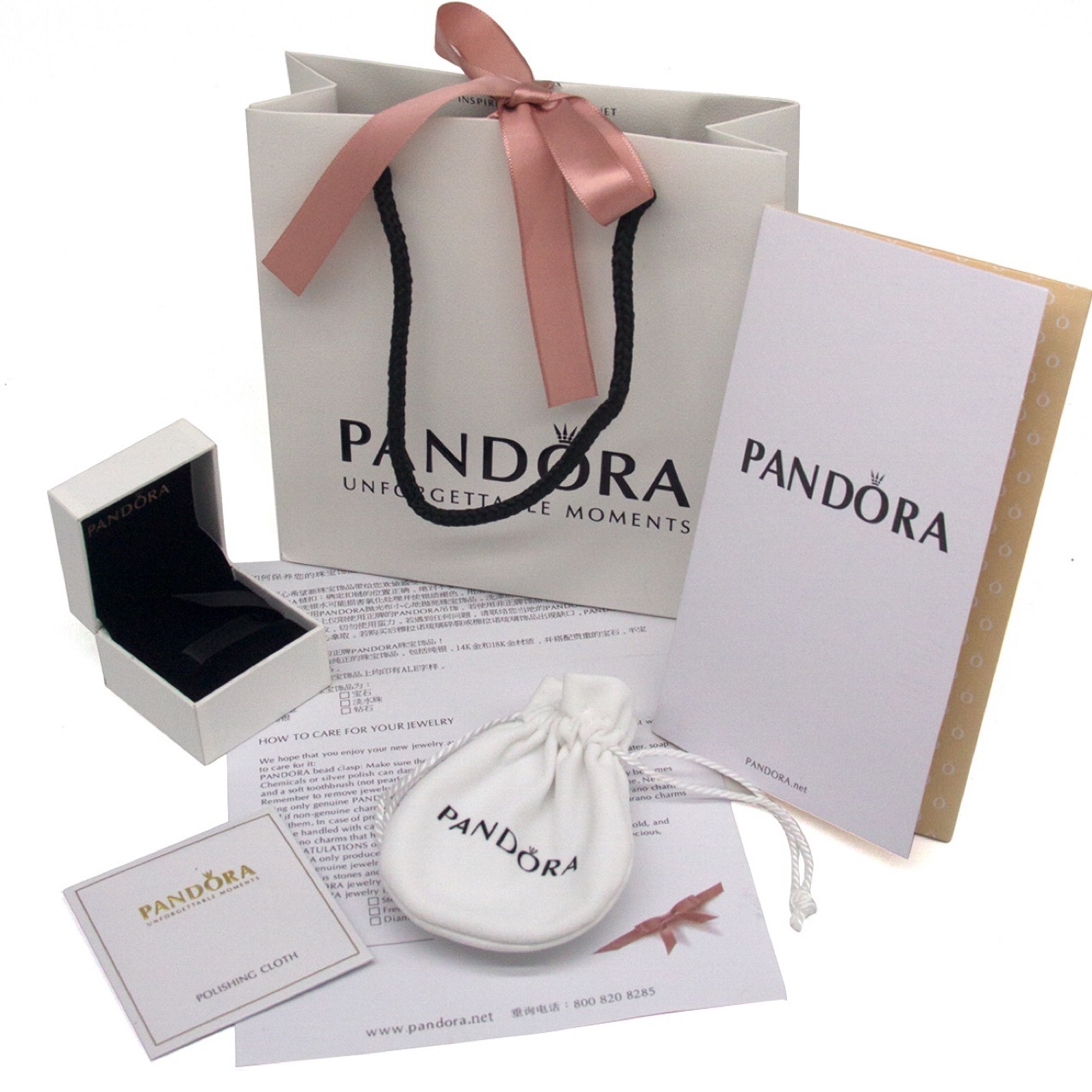 潘多拉包装潘多拉首饰包装项链戒指手镯耳钉盒厂家直销