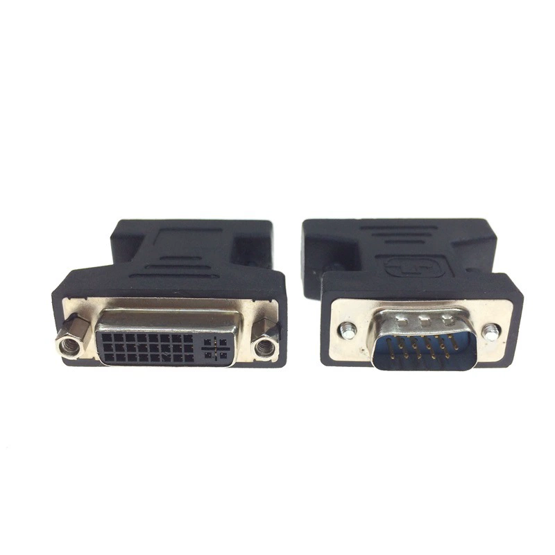 DVI-I мама к VGA головке DVI24+5 ротатор головки к головке типа пакета для конвертации графического дисплея