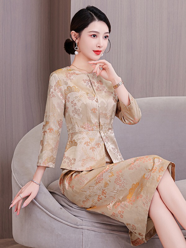 New Chinese Style Cheongsam 2025 New Engagement Dress Elegant Niche Temperament Ladieswear Formal Occasion Dress New Chinese Style Cheongsam 2025 New Engagement Dress Elegant Niche Temperament Ladieswear Formal Occasion Dress