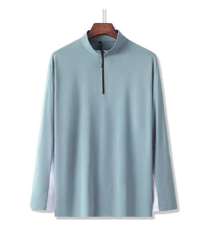运动polo衫工作服教练服速干t恤体育生训练服长袖网球服男士定制|undefined