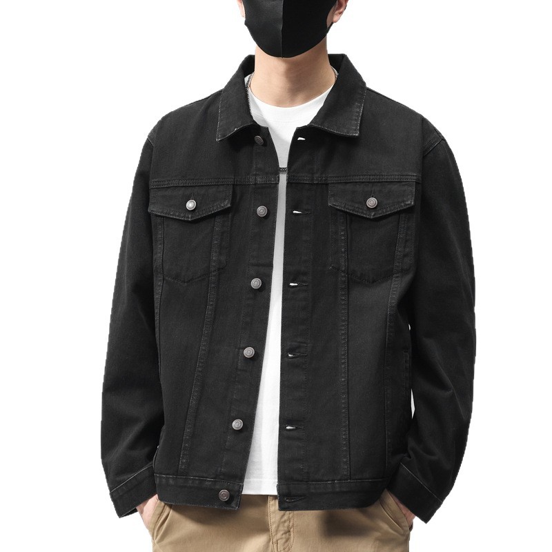 2026 primavera y otoño nuevo chaqueta de vaqueros hombre algodón guapo chaqueta casual coreana hombre tendencia de chaqueta suelta universal image 6