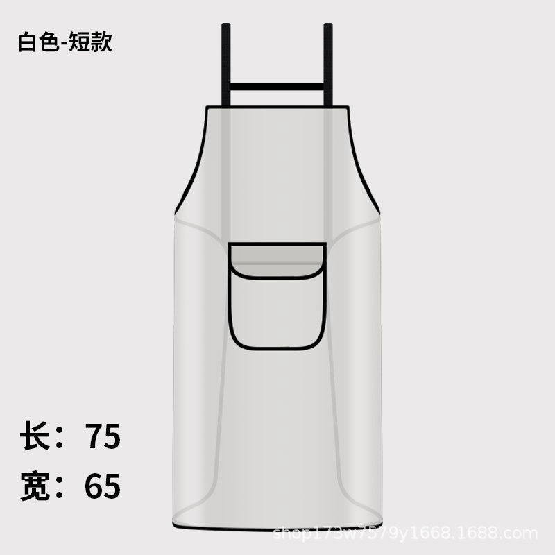 TPU 無洗エプロン家庭用キッチン防水オイル 2025 新しいインターネット有名人の作業服調理エプロン春と秋のスーパー|undefined