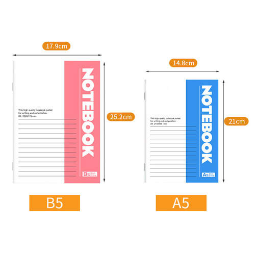 A5 notebook soft copy 24 student exercise books simple office meeting notepad wholesale