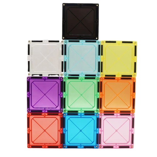7.5 cm Color Window Magnetic Tile Replacement Single Shape Accessories Compatible with Multiple Brands, Direct Manufacturer Sale