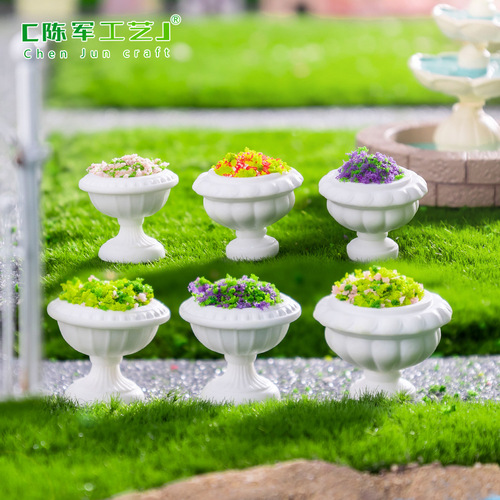 New Micro Landscape Creative European Style Planter Pot DIY Landscape Material Decorative Accessories Miniature Ornament