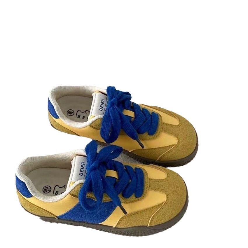 Primavera y otoño nuevo diseño de nicho universal zapatos de skate para mujeres 2024 zapatos de entrenamiento alemán de suela suave zapatos deportivos casuales para mujeres