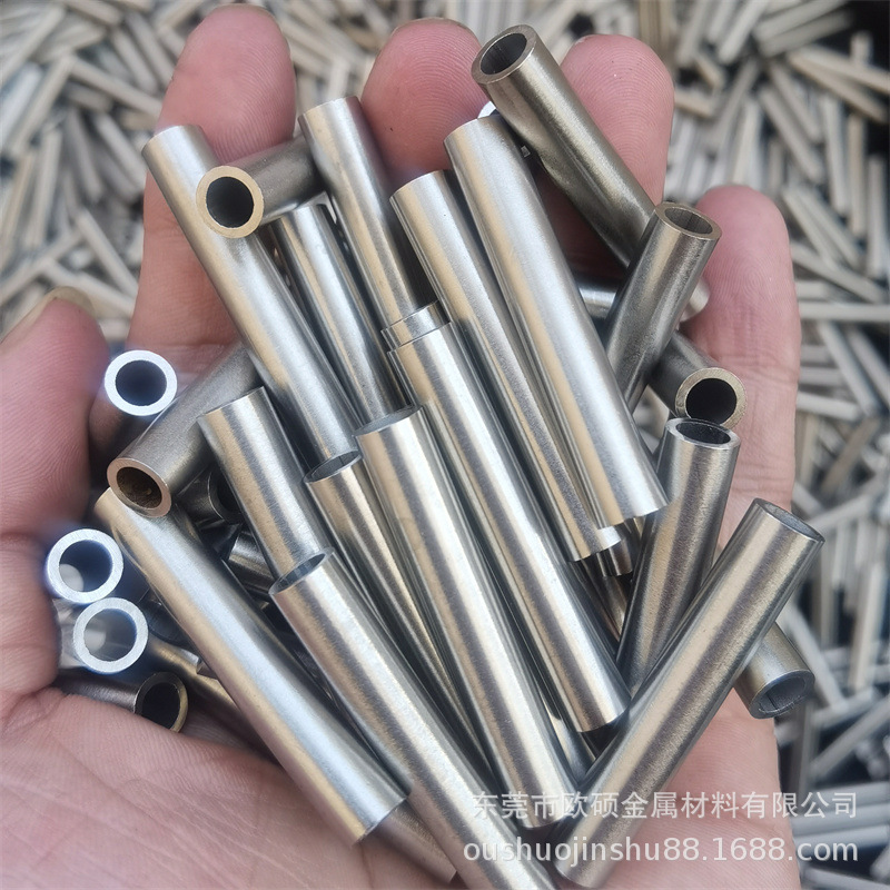 304不锈钢毛细管空心圆管精密切割圆套管激光打孔开槽切斜口加工