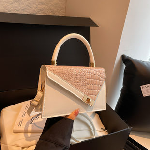 Fashionable handheld shoulder bag, Korean style, western style