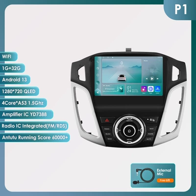 DVD Navigation Ford Focus Mk3 Android Smart - 464g-wifi-version-quad-core-carplay-9inch-suitable-for-11-17-ford-focus-3-mk-3