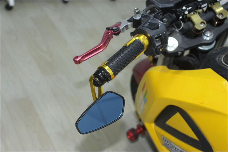 Motorcycle Rearview Mirror Cnc Handlebar Electric Vehicle Rearview Mirror Reversing Mirror Universal Modified Reflector Cross-Border Hot Sale